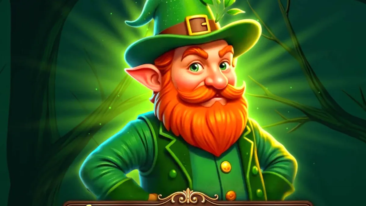 Majestic Leprechaun slot game screen na may Irish theme